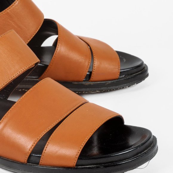Marni Fussbett Brown Leather Sandals - Picture 8 of 10